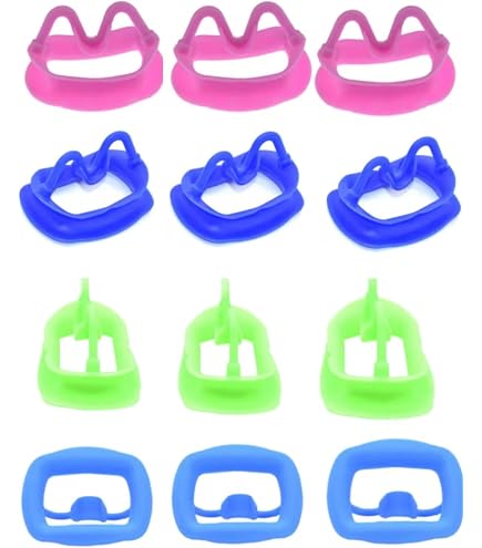 Lot De 10 Ouvre-bouches En Plastique En Forme De C - Taille L 135x90x20mm - Pour Jeux "Watch Ya Mouth" Ou Soins Dentaires Maison - 6