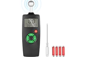 ZATEETY Medidor de Humedad,Medidor de Humedad Paredes,Para Todos Los Materiales de Construcción, Madera, Yeso, Paredes, Mampostería, Profundidad de Prueba 0,79-1,57 Pulgadas | 20-40 MM