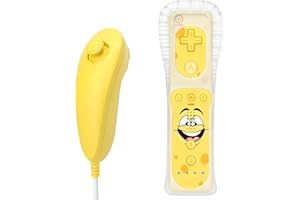 QUMOX Telecomando Wii e Nunchuck Rosa compatibili con la Console Wii/Wii U
