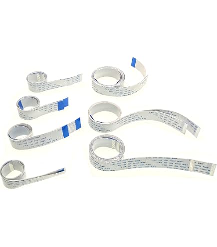 Câble FFC 24P Côté Opposé 200mm Blanc - Câble Plat Flexible Pour Électronique Et Démarrage
