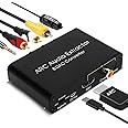 LICAEVEY HDMI ARC Sound Extractor, 192KHz Optical SPDIF 3.5mm Output Digital Analog Sound Extractor Converter for Home Cinema TV, Volume Adjustable