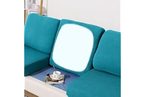 BOLUXIU Coprisedile per Divano Fodera per Cuscino del Sedile del Divano Coprisedile per Divano da Soggiorno Elastica Elasticizzata Colori Multipli per tutti i divani