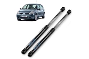 ARANA 2 x verin de coffre pour le hayon arrière de compatibilité CLIO II BB CB 1998-2010 Supports de levage pour verin a gaz, verin hydraulique et amortisseurs,#7700842256, #8200048867