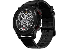 Maxima Max Pro X4+ Rugged Bluetooth Calling Smart Watch 1.32" Round Always on Premium Display with 360x360 px Resolution, AI 