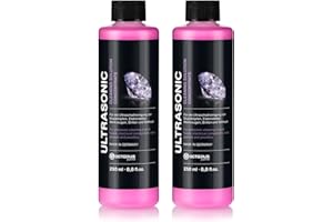 Octopus Specjalny ultradźwiękowy środek do czyszczenia, koncentrat do stosowania w urządzeniu ultradźwiękowym, do czyszczenia okularów, higieniczny środek do czyszczenia biżuterii, 2 x 250 ml (500 ml)