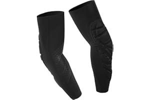 T1TAN gomitiera AlienSKIN - Gomitiera per Calcio, Basket, pallavolo, Pallamano e Rugby - Taglie XXS-XL - Nero