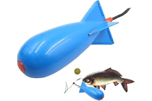 LAMBO Bombe Spod de pêche, mangeoires pour pêche à la Carpe, Lanceur d'appâts Portable PP mangeoire de Carpe Grande Bombe Flotteur leurre Porte-appât mangeoire de pêche, 14.5cm