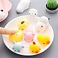 AM ANNA Squishies 20pcs Mochi Squishy Toys Mini Kawaii Squishy Party Favors for Kids Treasure Box Toys for Classroom Prizes Fidget Toys Goodie Bag Christmas Stocking Stuffers (20pcs Mochi)