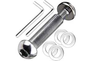 OTFAITP M8 8mm x 28mm-86mm Scooter Front Rear Axle Bolt 8.8 Grade Carbon Steel for Stunt Scooter Dash Teen/Adult Kick Scooter-800+lb Capacity