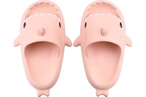 LANIVIC Chanclas de Playa para Niña Niño Tiburón Zapatillas de Ducha Antideslizante Tigre Zapatos de Piscina Sandalias Ligero Verano Shark Slippers