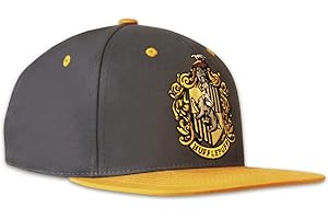 Logoshirt®️ - Harry Potter - Hufflepuff - Logo - Snapback 2-Tone - Cap - Embroidered Logo - Licenced Original Design Multicoloured