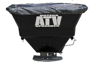 Buyers Products ATVS100 ATV Broadcast Spreader, All-Purpose Spreader for Salt, Seed & Fertilizer, 100 lb. Capacity W/Rain Cover, ATV/UTV, Deer Feed Spreader, Salt Spreader, Lawn & Garden Spreader