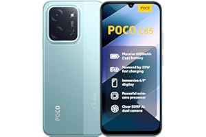 XIAOMI POCO C85, Smartphone 8+256GB, Display 6,9" 120Hz 7,99mm Design, MediaTek Helio G81-Ultra Octa-core, Doppia fotocamera AI da 50MP, 6000mAh, garanzia di 2 anni, Verde, Caricabatteria non incluso