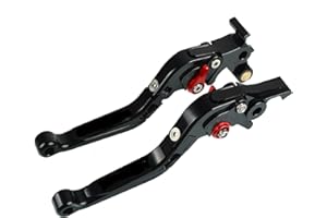 ZHUOWU Set Leve Freno e Frizione Regolabile Pieghevoli Per SV650 2013-2019 SV650S 2013-2016 SV650X 2016-2019 Rosso