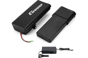 EIFDUHP 36V 11,6Ah Batteria per Bici Elettrica da 500W 350W 250W, Batteria Ricambio Ebike Li-ion con Caricatore per MiFa per Zündapp per Ansmann Portapacchi Posteriore Bici (36V 11,6Ah)