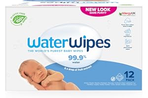 WaterWipes Original Plastic Free Baby Wipes, 720 wet wipes (12 packs)