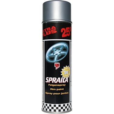 Spray Per Cerchioni Auto Spraila - Argento, 500ml, Verniciatura Resistente All'Abrasion - Foto 10