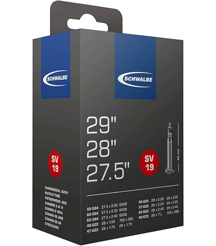 ONZA Fahrradschlauch SA3 – 29x2.10-2.60, Presta-Ventil 47 Mm, 0,9 Mm Dicke, Made In Europe