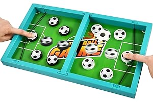 ZECOUK Juego de Mesa de Hockey, Juego de Hockey de Escritorio, Juego de Air Hockey para Mesa, Fast Sling Puck Game, Adecuado para la interacción Entre Padres e Hijos, Actividades de reunión Familiar