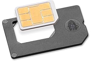 Nano SIM Adapter zu normaler SIM - Premium QUALITÄT - Made IN Germany - für iPhone 6 SIM Karten zur Verwendung als Normale SIM Karte im Charmate® Druckverschlussbeutel