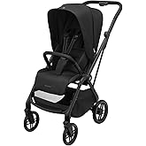 Maxi-Cosi Leona2 &Ccedil;ift Y&ouml;nl&uuml; Uzatılabilir Sırt Desteği Tam Yatabilir Bebek Arabası Twillic Black