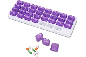 WLLHYF Miesięczny podróżny pojemnik na pigułki, 31 przegródek, organizer na tabletki, 1 szt. przenośne pudełko miesięczne, organizer na leki, pojemnik na witaminy, pojemnik na witaminy, do podróży na świeżym powietrzu, na kemping