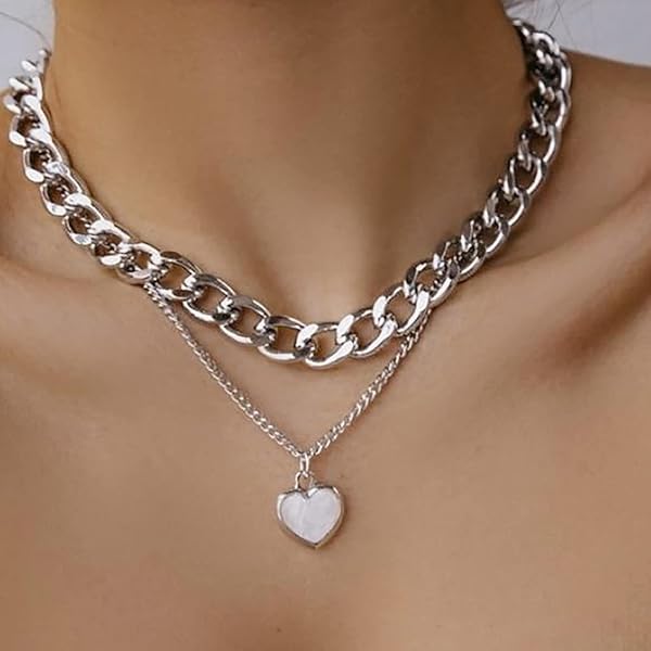 Collana Hip Hop Gotica In Acrilico - Grosso Choker Dichiarazione Per Donne, Stile Grunge - Foto 6