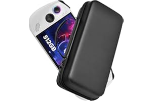KUSINHOKA Case for ASUS ROG Xbox Ally/ROG Xbox Ally X/Lenovo Legion Go 2/Legion Go S,Shockproof and Waterproof Hard Carrying Case Multi-Function Storage Carrying Universal Travel Case,Black