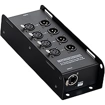 Pronomic NetCore SB-3FM Multicore Stagebox met 4 XLR female, 4 XLR male en 2 RJ45 aansluitingen voor overdracht van analoge en digitale signalen