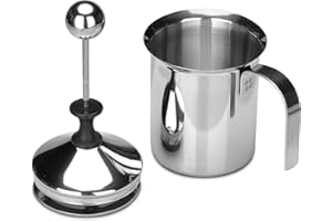 COVVY Lysport 400ml Frother di latte in acciaio inox Macchina da caffè crema di caffè crema di caffè crema di latte Crema di caffè di Foamer del caffè