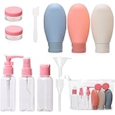 Niwlix Polypropylene Pack of 11 Travel Bottles For Toiletries Travel Essentials for women Toiletry Bottles For Travelling For