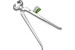 EQUESTRIAN STORE Pince à sabots pour animaux de ferme. Pinces à sabots robustes pour chevaux, bovins, chèvres, coupe-sabots en acier inoxydable – Accessoire de soin des sabots durable pour maréchals et sabots (38 cm)