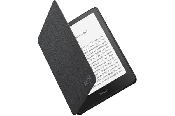 Funda Amazon Kindle Paperwhite y Amazon Kindle Colorsoft | Funda protectora ligera, plegable y resistente al agua | Tela
