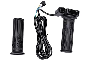 RASTKY Full Vrid Gas, Anti-slip Styrhastighetsregulator med LCD-skärm för Elcykel, Ersättning för DYU D3F D2F C3 C4 Pro 36V E