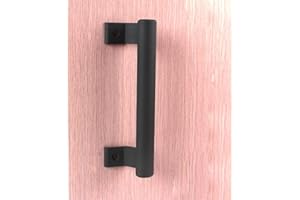 KAFENDA Maniglia in lega di alluminio Porta scorrevole per balcone Maniglia per porta scorrevole Maniglia per porta da giardino Maniglia montata lateralmente con viti di montaggio (grey)