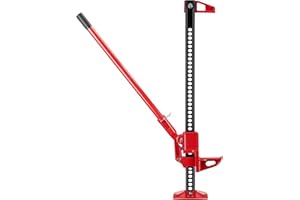 Wiltec Binda Meccanica 60'' Fino a 3000 kg, Altezza di Sollevamento Massima 135 cm, martinetto in Acciaio, cric agricolo Fuoristrada, SUV e ATV