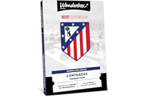 WONDERBOX Connect - Caja Regalo - Atlético de Madrid - 2 entradas para Territorio Atleti - Visita al Museo + Tour del Estadio - Válido Durante 27 Meses