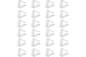 HENGBIRD 24 pinzas de plástico para manteles, para exteriores, para mesas gruesas, para camping, pícnic