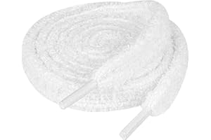Endoto 16MM Lacet Fluffy Peluche pour Chaussures, Lacets Plush Fourrure épaisses Furry Fuzzy Shoelaces Laces