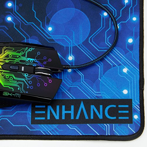 ENHANCE Alfombrilla para Rat n de Gaming Antideslizante azul reviews ENHANCE Alfombrilla para Rat n de Gaming Antideslizante azul