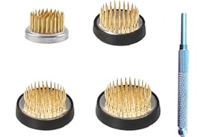 Smavles Blumen-Frosch 4 Stück Blumenhalter Rund Ikebana Kenzan Flower Arrangement Tool Blumenigel Flower Frog für Blumenarrangements, Kunst, Heimbüro-Dekoration