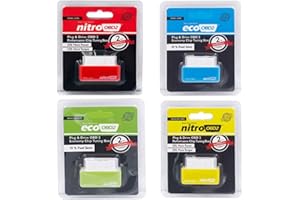 Kolarmo Eco OBD OBD2 Economy Fuel Saver Tuning Box Chips Device for Petrol Gas Savings Plug and Play (4pcs)