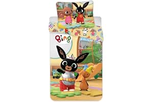 Jerry Fabrics Bunny Bing Children's Bed Linen Set, 2020 052, 100 x 135 + 40 x 60 cm