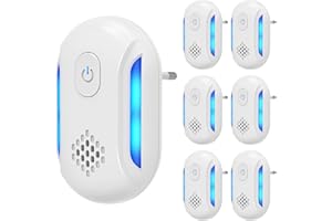 TONYFUL Upgraded Ultrasonic Pest & insect Repeller, 6-Pack Powerful Pest Repellent, Effectively Prevent Rats, Mosquitoes, Cockroaches, Spiders, Moths, Indoor Use Electronic Devices - No Radiation