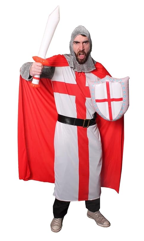 M) Boys Deluxe Knight of the Realm Costume for Medieval Fancy ...