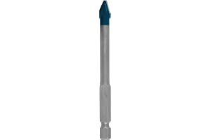 1x Expert HEX-9 HardCeramic Bohrer (für Dachziegel, Fliesen, Ø 7,00 mm, Professional Zubehör Schlagbohrmaschine)