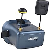 FPV Goggles VR008 Pro 2 FPV Headset Glasses with DVR 4.3 Inch 5.8G 40CH Diversity Battery Double Antenna Reception and Carrying Case for RC Quadcopter