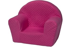 Velinda Kindersessel Mini-Sessel Kinderstuhl Relaxsessel Kuschelsessel Softsessel (Farbe: pink)