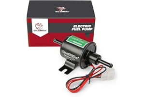 CarBole HEP-02A elektryczna pompa paliwowa 4-7 PSI, uniwersalna pompa benzynowa pasuje do oleju napędowego i benzyny, drut z czystej miedzi, rozmiar wlotu i wylotu 8 mm, kompatybilna z urządzeniami 12