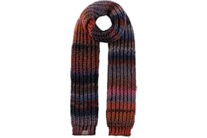 LIERYS Jasila Strickschal Damen Herren Made in Germany Schurwolle Mehrfarbiger Wollschal Warm Elegant Herbst Winter